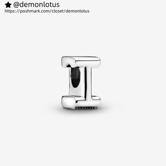 Pandora Letter I Alphabet Charm - Picture 1 of 6